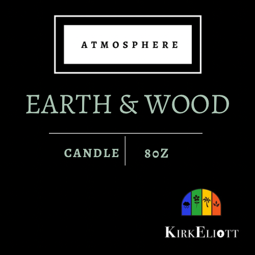 EARTH and WOOD  8oz Candle